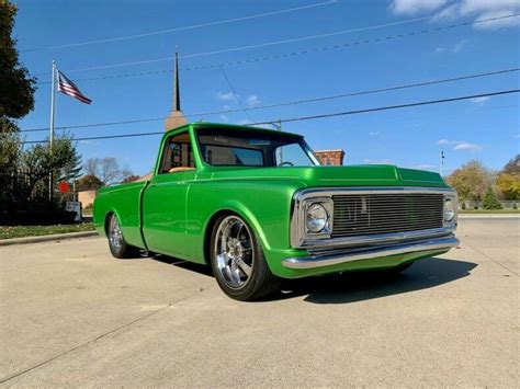 1970 Chevrolet C10 Green Pickup Truck Ls3 V8 Automatic For Sale