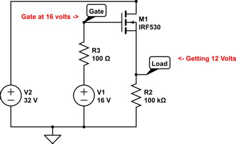Electrical The Relationship Between Mosfet Gate Voltage And Source