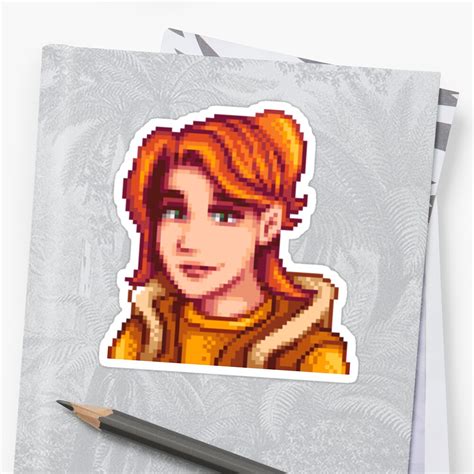 Red robin har en meny bestående av ett brett utbud av hamburgare. "Stardew Valley - Robin " Sticker by ParchedChair | Redbubble