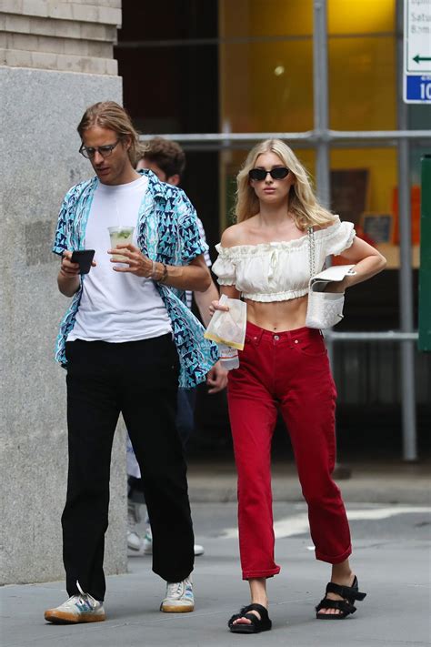 They often post cute pictures together on their instagram. ELSA HOSK and Tom Daly Out in New York 07/11/2018 - HawtCelebs