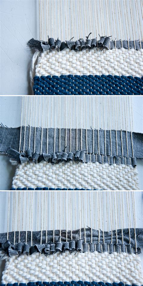Best Of Weaving Techniques Weaving With Denim The Weaving Loom