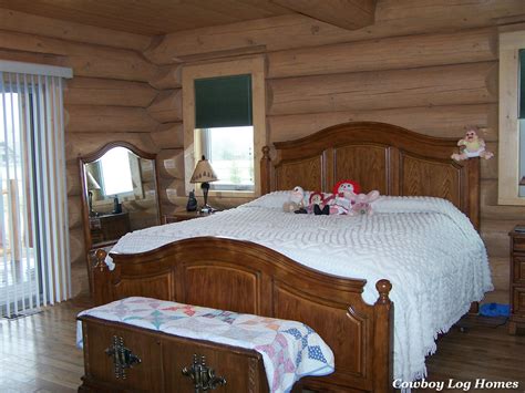 Check out log bedroom furniture on directhit.com. First Floor Master Suites in Log Home Plans : Cowboy Log Homes
