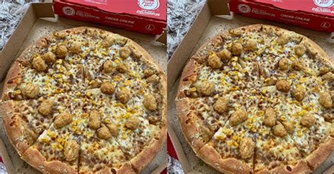 Pizza Hut And Kfc Teamed Up For Popcorn Chicken Pizza Topped W Gravy