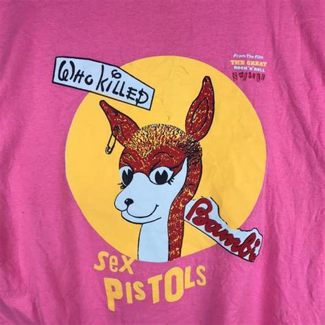 Vintage Vintage Punk Sex Pistols Who Killed Bambi Band Shirt Grailed