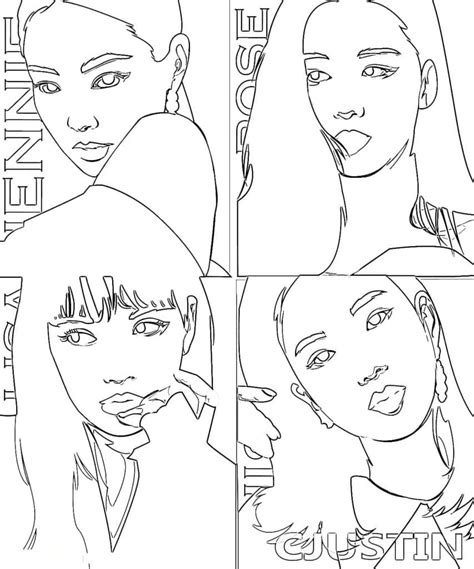 Blackpink Coloring Pages Free Printable Coloring Pages For Kids