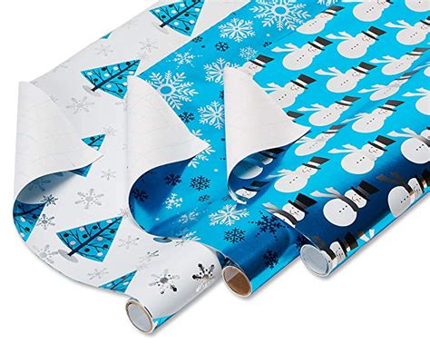 American Greetings Foil Christmas Bulk T Wrapping Paper Bundle With