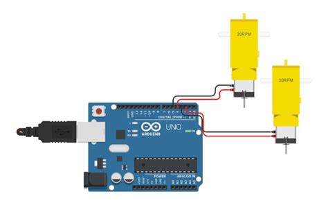 Circuit Design Motores Dc Tinkercad