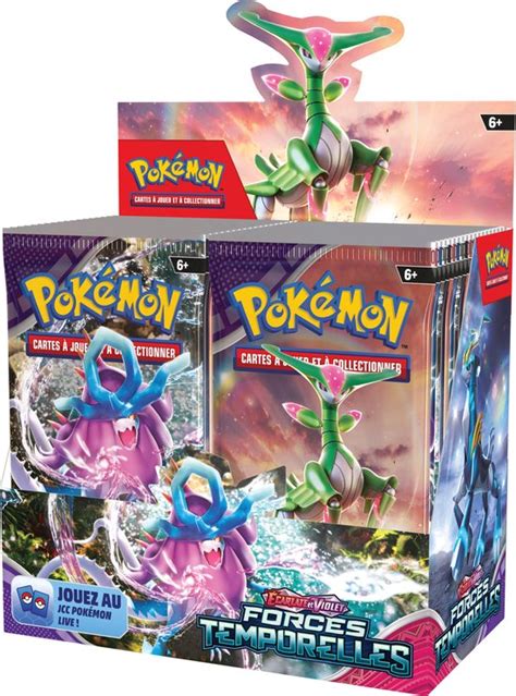 Pokémon Jcc Écarlate Et Violet Pack De Booster Forces Temporelles Display X36 Bol