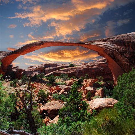 Landscape Arch Devils Garden Arches National Park In Utah