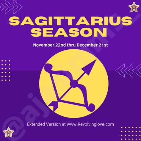 Welcome To Sagittarius Season ♐ Revolving Love By Aja Simms