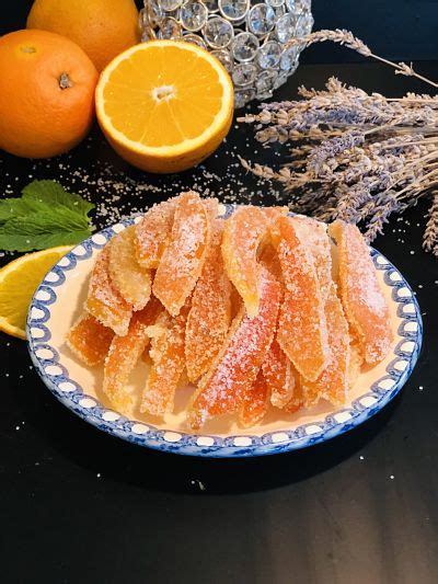 Coji De Portocale Confiate Candied Orange Peel Rețetă Simplă și Gustoasa