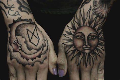 125 Sun And Moon Tattoo Designs For Men And Women Wild