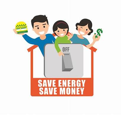 Energy Electricity Money Clipart Singapore Saving Thoughts