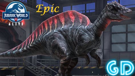 Jurassic World Alive Gameplay Epic Ouranosaurus Youtube