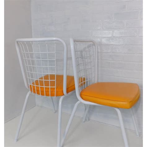 Shop with afterpay on eligible items. Howell Mid-Century Modern Metal Wire Back Dining Chairs ...