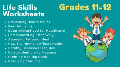 10 Amazing Health Education Worksheets Life Skills Grades 11 And 12