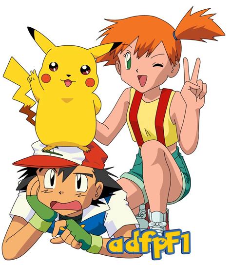 Ash Misty Y Pikachu By AdfpF1 On DeviantArt In 2023 Pokemon Ash And