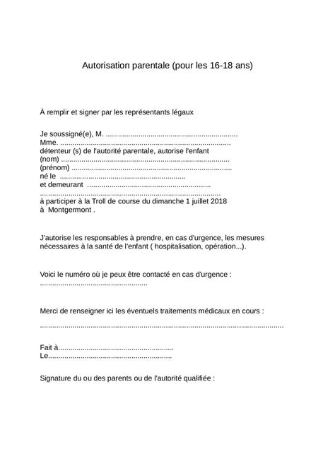 PDF Télécharger formulaire autorisation d opérer un mineur Gratuit PDF