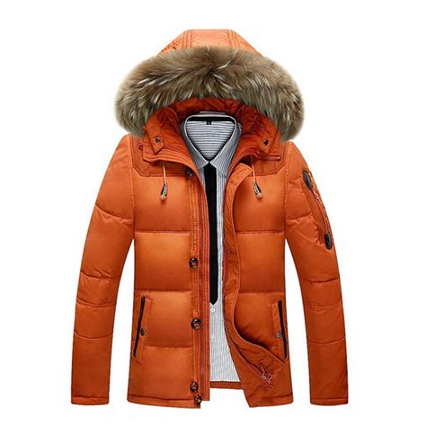 L2 New Fashion 2018 Men's Winter Jacket 30 Degree Snow Outwear Men Warmth Thermal Hooded Snow ...
