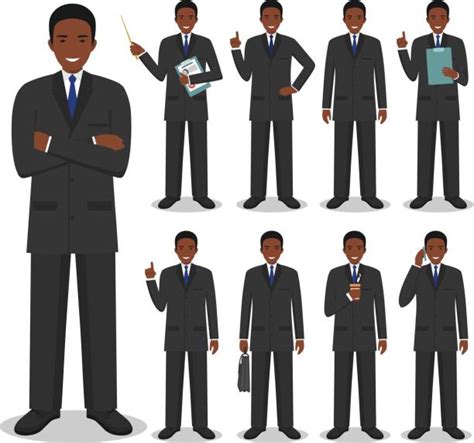African American Male Teacher Illustrations Royalty Free