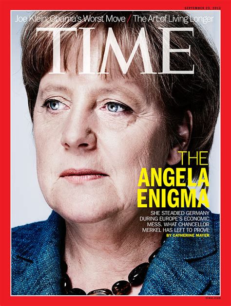 Time Magazine Cover The Angela Enigma Sep 23 2013 Germany Women Europe European