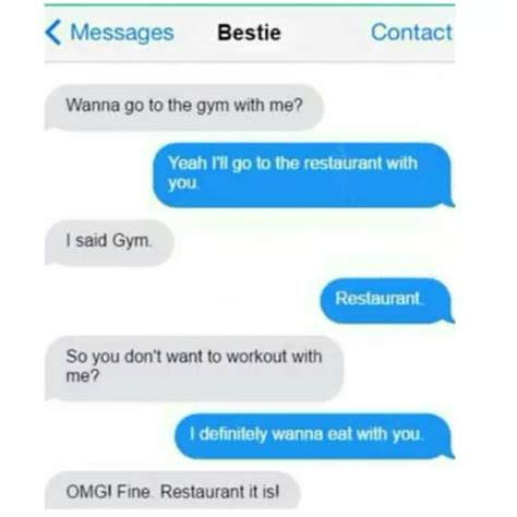 Pin by Delia Payne Kitchens on meeeeee | Funny text conversations ...
