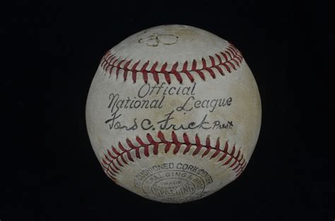 Lot Detail Honus Wagner 1937 Single Signed Baseball