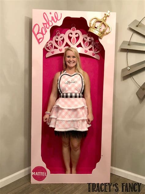 Life Size Barbie Box For A Barbie Farmhouse Party Traceys Fancy