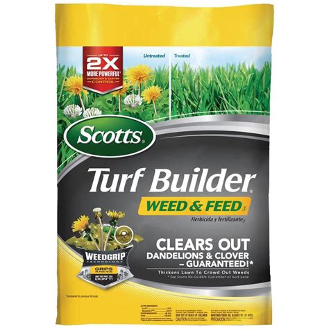 Scotts Turf Builder 1143 Lbs 4000 Sq Ft Weed And Feed Weed Killer