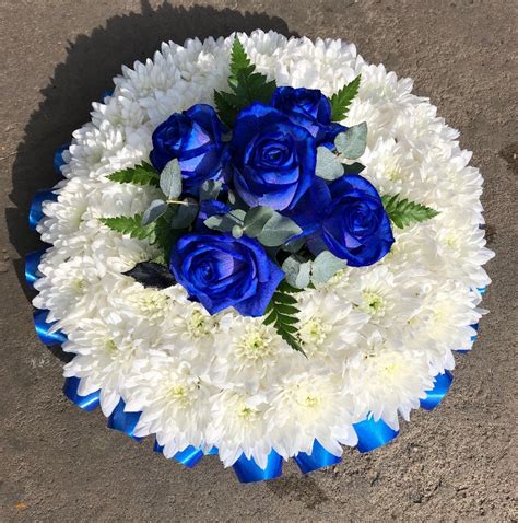 Based Posy Pad Blue And White Buy Online Or Call 01322 224013