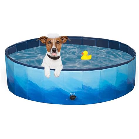 Jumbo Foldable Hard Plastic Extra Large Dog Pet Bath Swimming Pool