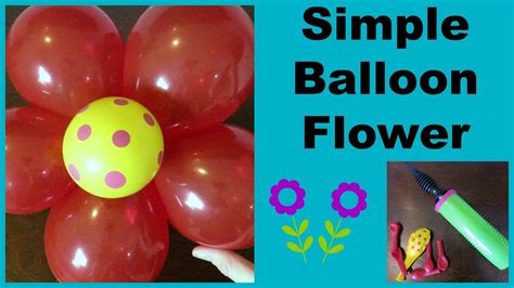 Simple Balloon Flower Youtube