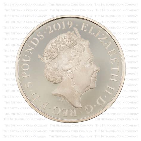 Silver Proof 2019 Victoria 200th Anniversary £5 Royal Mint Coin The