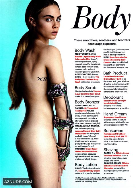 Cara Delevingne Nude For Allure Magazine Usa Aznude