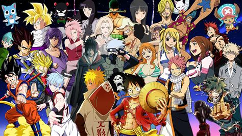 Anime Crossover Naruto One Piece Fairy Tail My Hero Academia Kurokos