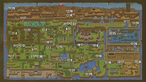Zelda Links Awakening Heart Piece Guide All Locations Gamespot