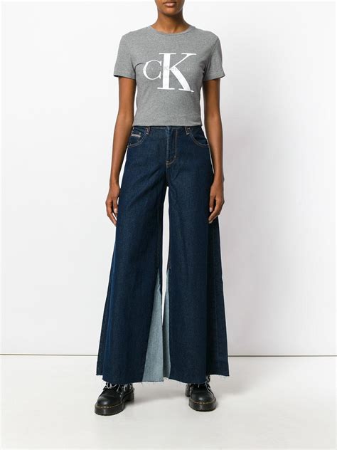 Receive 10% off by registering as a vip today. Calvin Klein Denim Extra Wide Leg Jeans in Blue - Lyst