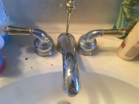 8 steps to remove a bathroom faucet handle with no screw: Trying To Remove Old Bathroom Vanity Faucet - Plumbing ...