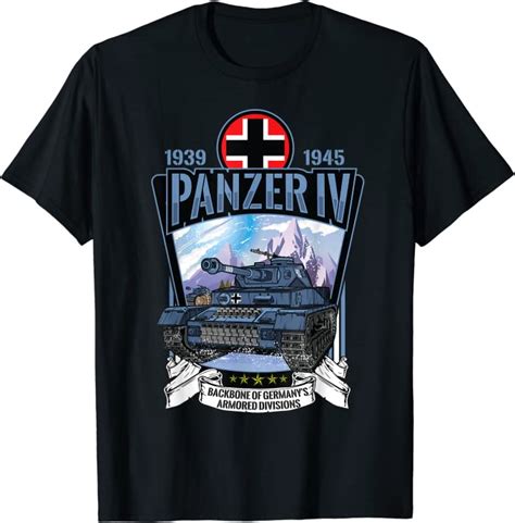 Vintage World War German Tank Panzer Iv Gift T Shirt Amazon Co Uk