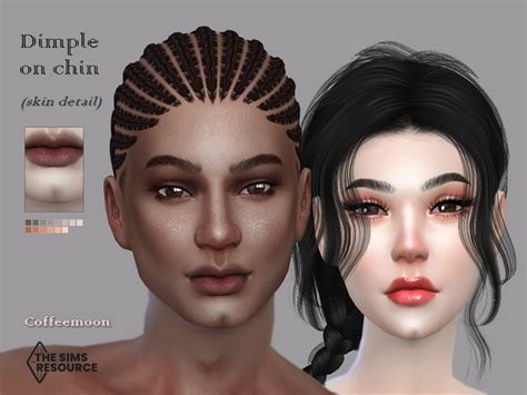 The Sims Resource Dimple On Chin Skin Detail The Sims Sims Cc