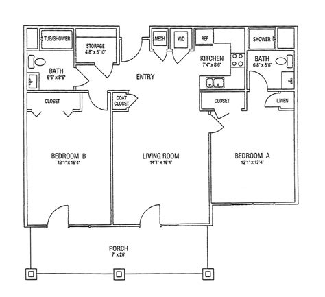 Independent Living Apartment Floor Plans Floorplansclick