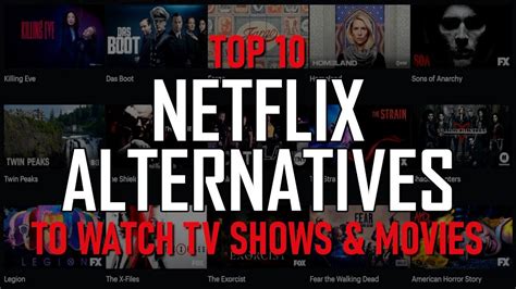 Top 10 Netflix Alternatives To Watch Tv Shows And Movies Youtube