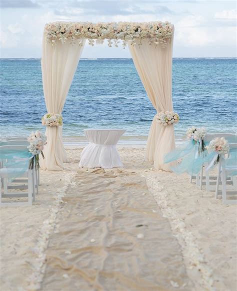 Elegant Caribbean Beach Wedding Arch By Weddings Romantique Lindy