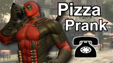 Deadpool Orders A Pizza Deadpool Prank Call Machinima Youtube