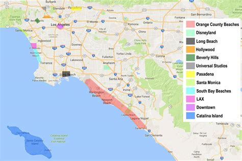 Safe Neighborhoods In Los Angeles Map