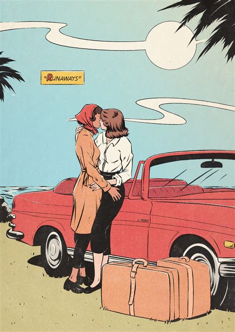 This Artist Gives Lesbian Couples The Retro Pinup Treatment World