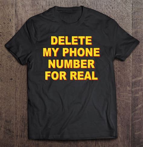 Funny Saying Delete My Phone Number For Real