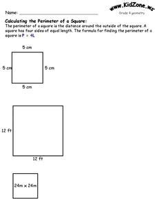 Calculus is hard for some people because, among other reasons given, these people do not have the required intellectual ability to grasp it's concepts. Perimeter Of a Square Worksheet for 4th Grade | Lesson Planet