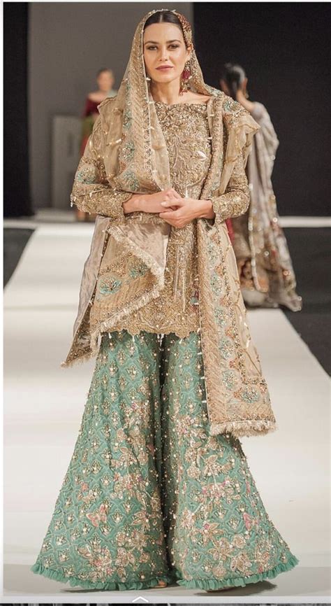 Latest Pakistani Engagement Dresses Collection 2018 19 For Bride