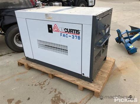 Used Fscurtis Fac B Portable Compressor Hours Showing Hr Rego Co Item Untested Serial No